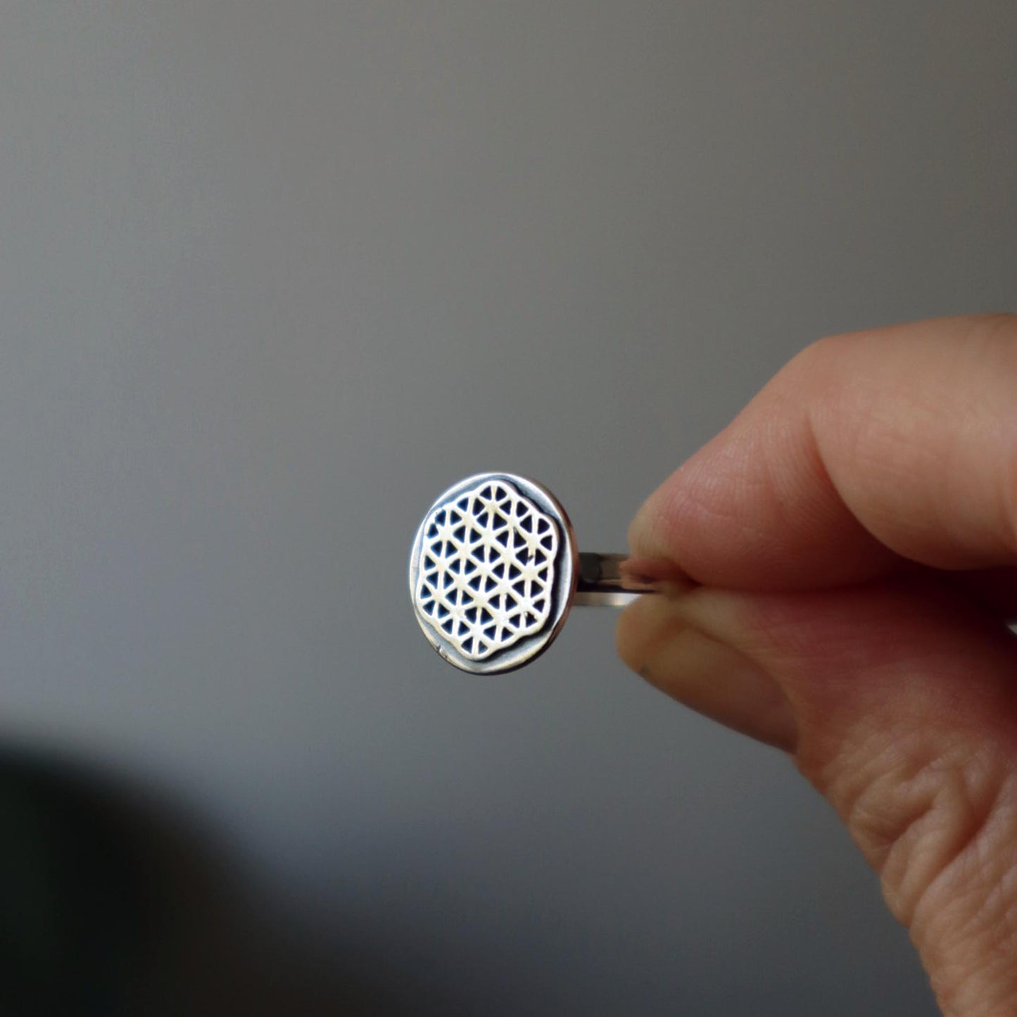 ANILLO FLOR DE LA VIDA MINI