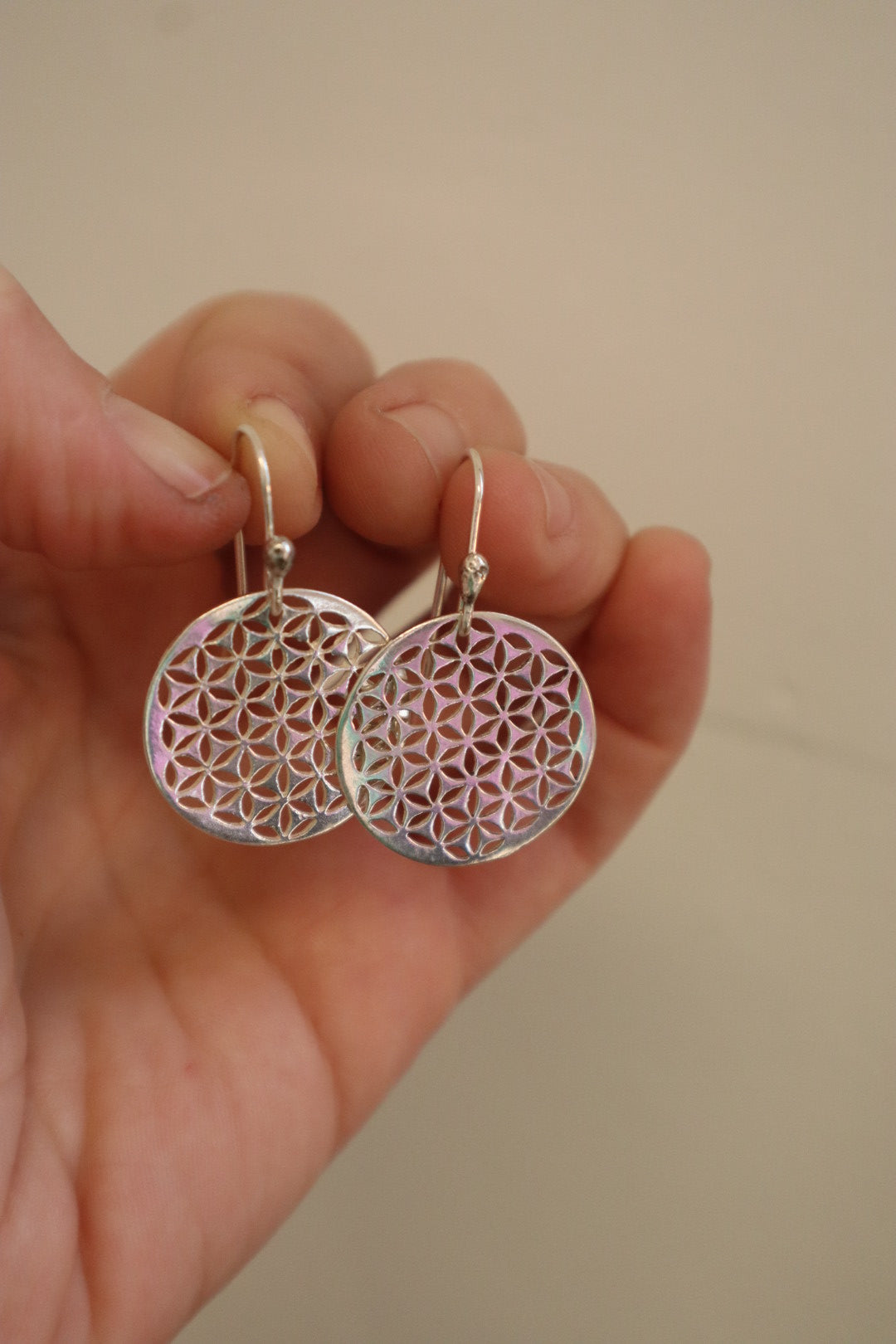 Aros Flor de la Vida simples