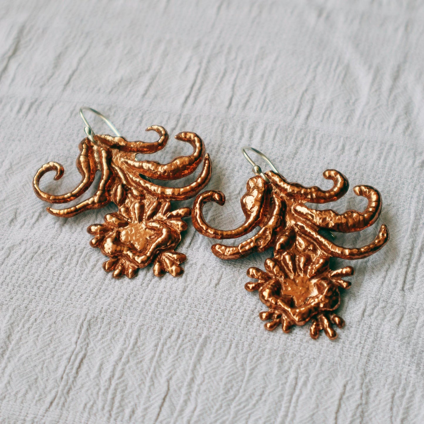 AROS MALEZA CINCELADO COBRE