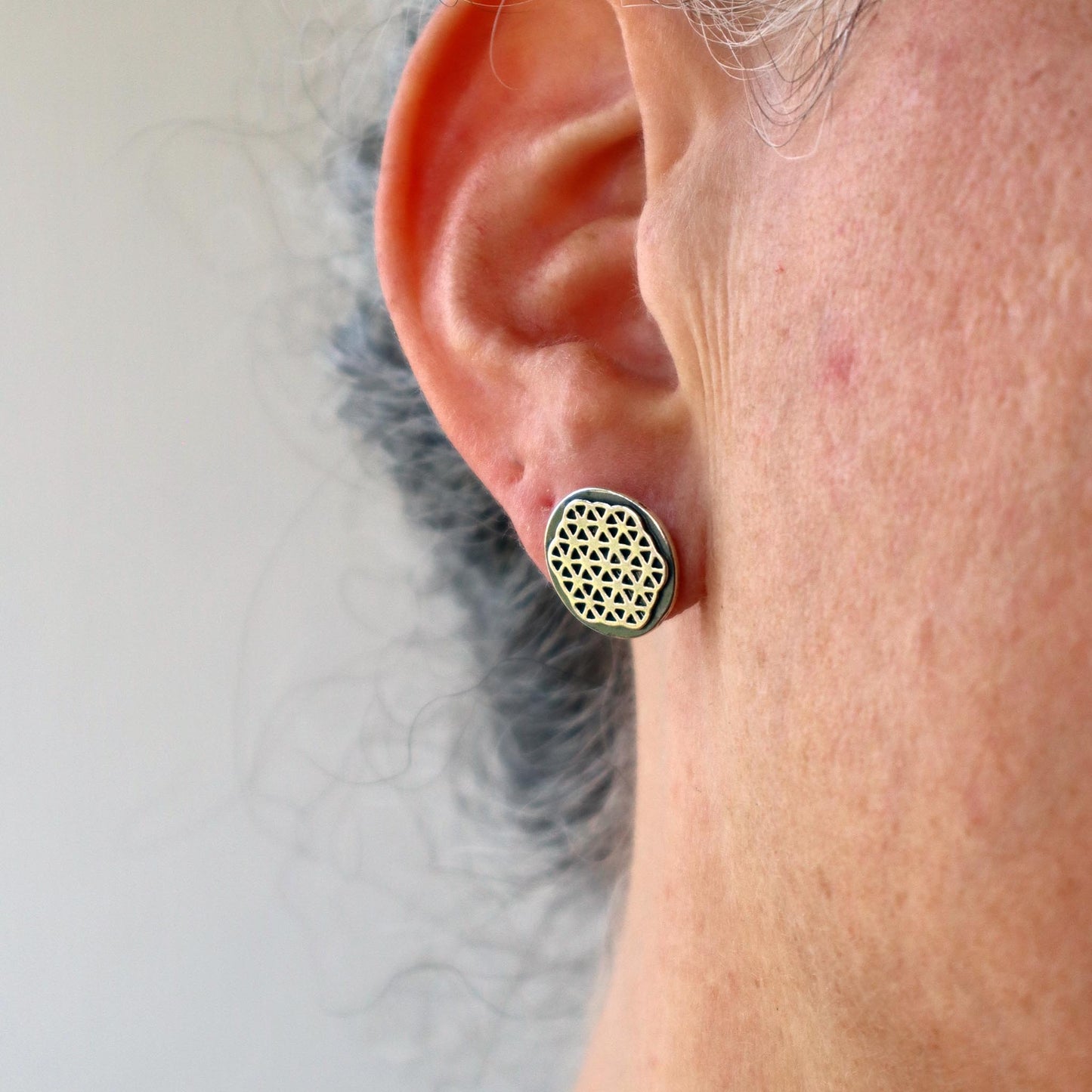 ARITOS FLOR DE LA VIDA MINI