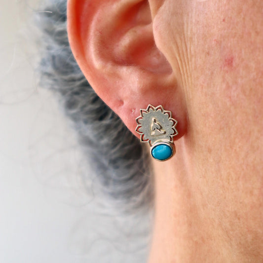 AROS FLOR DIOSA TURQUESA