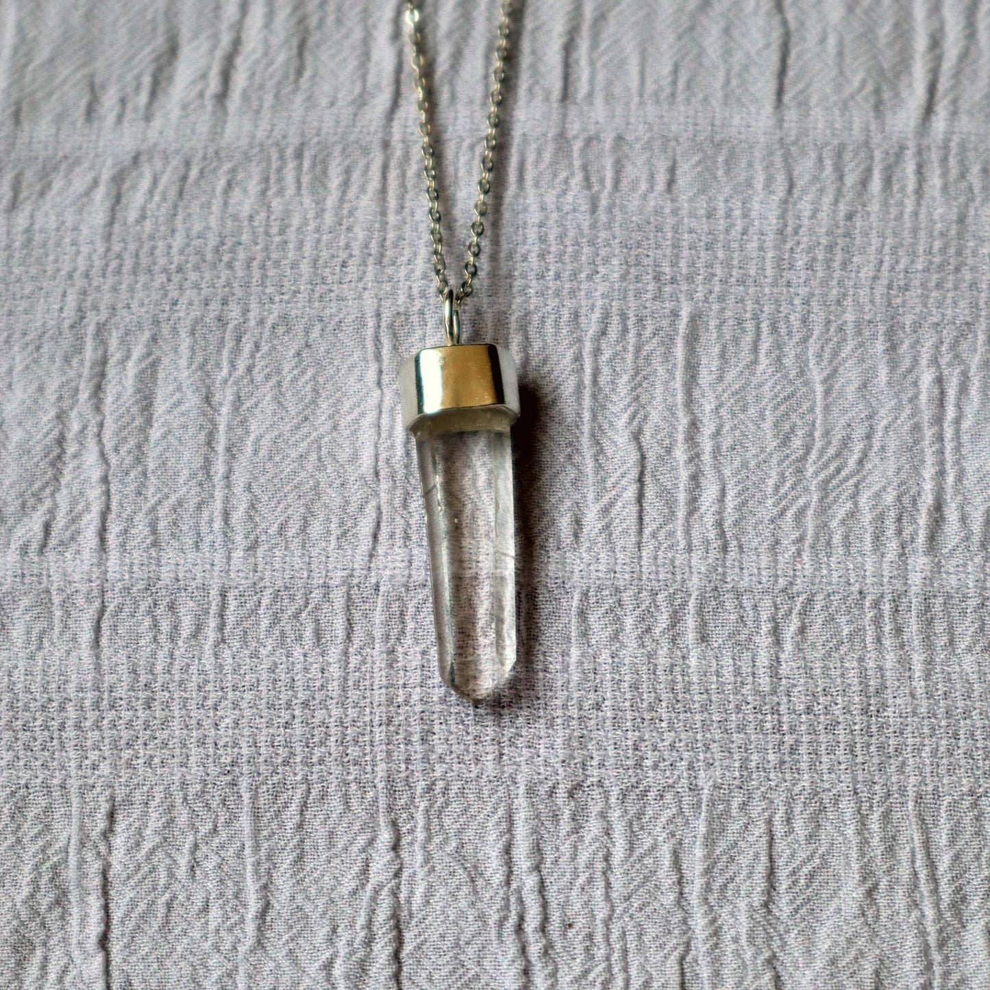 COLLAR PUNTA CUARZO M